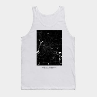 berlin maps poster minimalist Tank Top